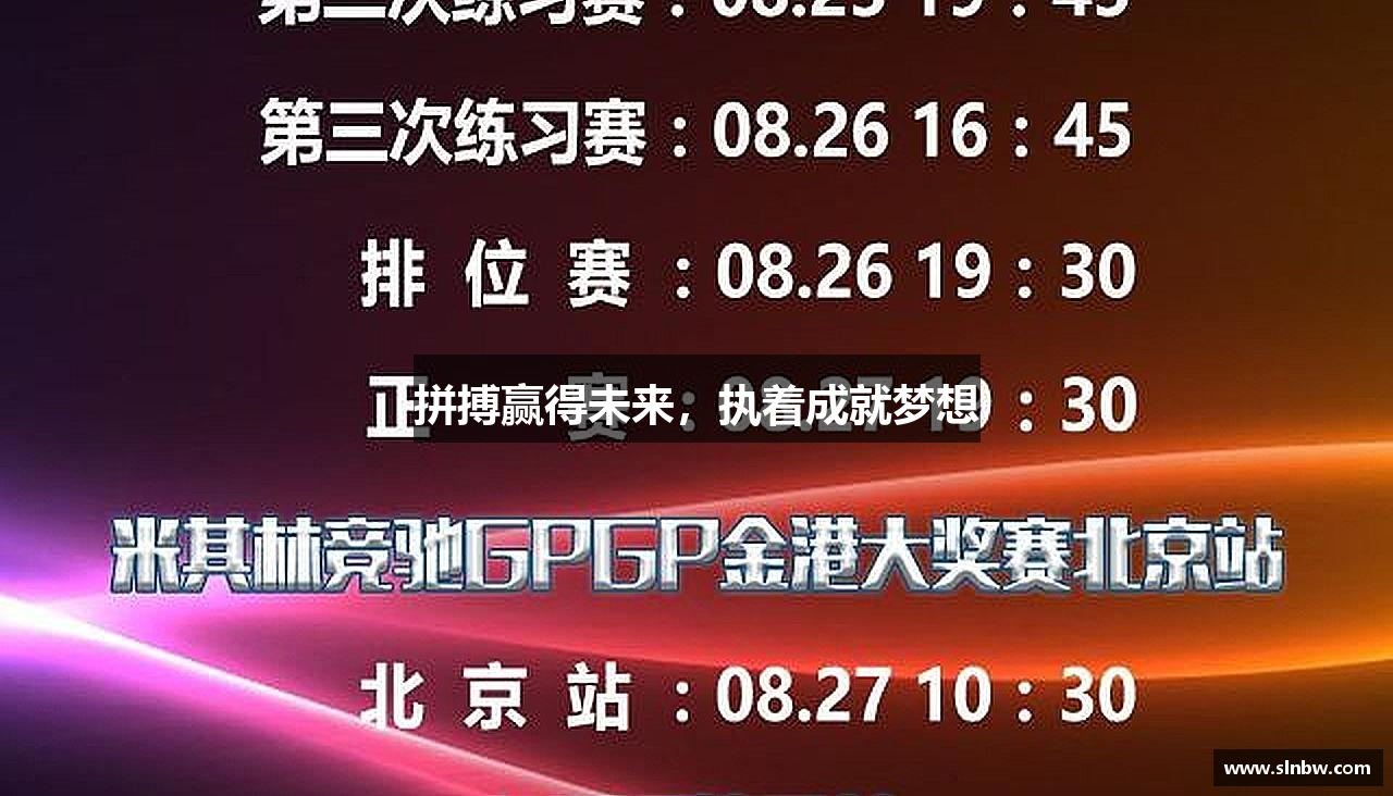 拼搏赢得未来，执着成就梦想